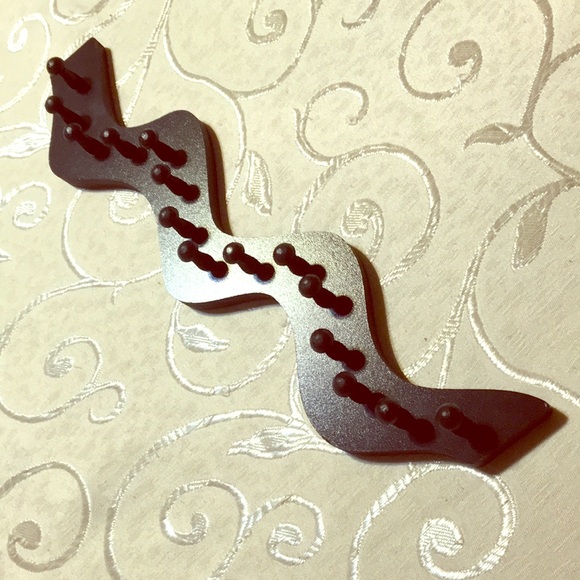 Other - Black wooden Wall Peg jewelry key ribbon holder